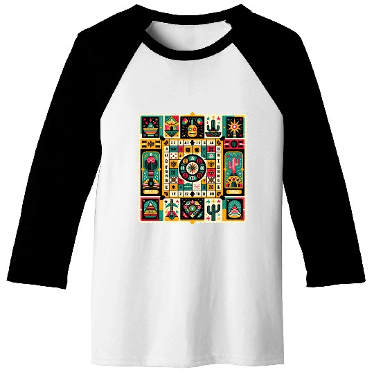 Loteria: Mexico's Bingo Fiesta Baseball Tees