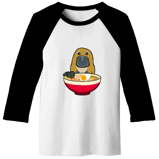 PLATYPUS RAMEN Baseball Tees