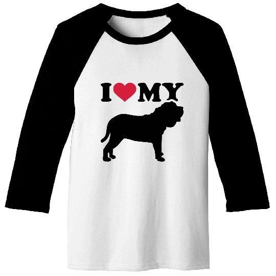 I love my Neapolitan Mastiff Baseball Tees