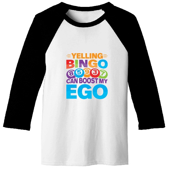 Funny Bingo Caller Baseball Tees