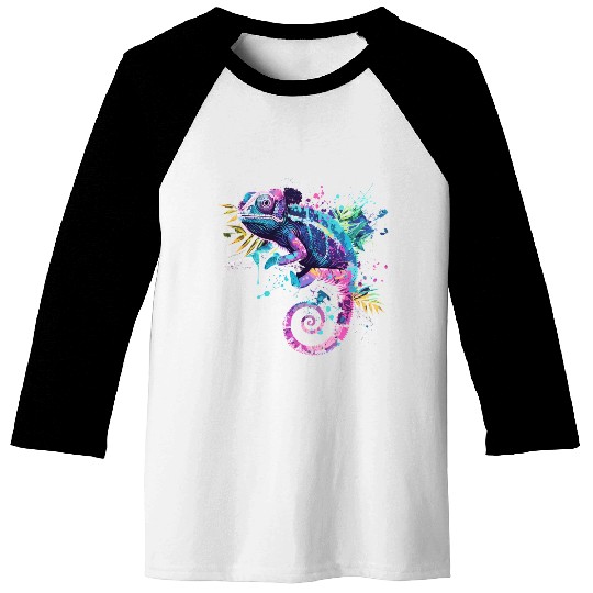 Chameleonaire A Rich Lizard for Lizard Pet Lover Baseball Tees