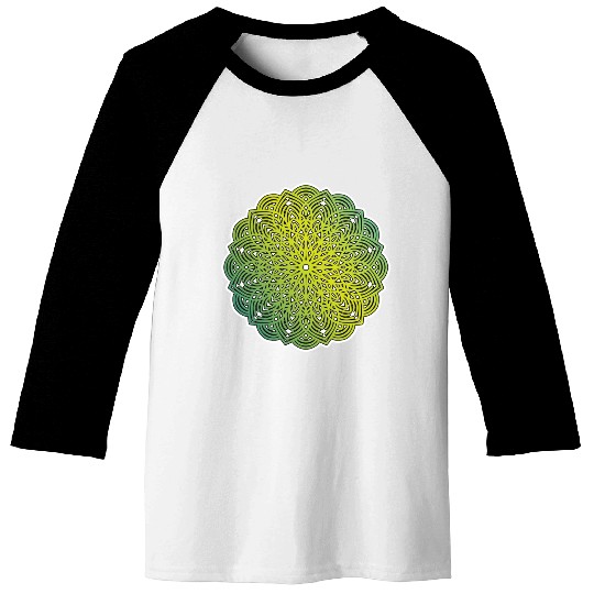 Mandala Art Baseball Tees