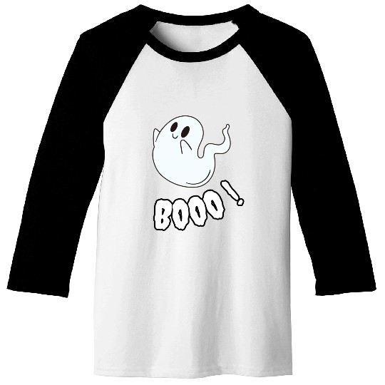 ghost cute Baseball Tees