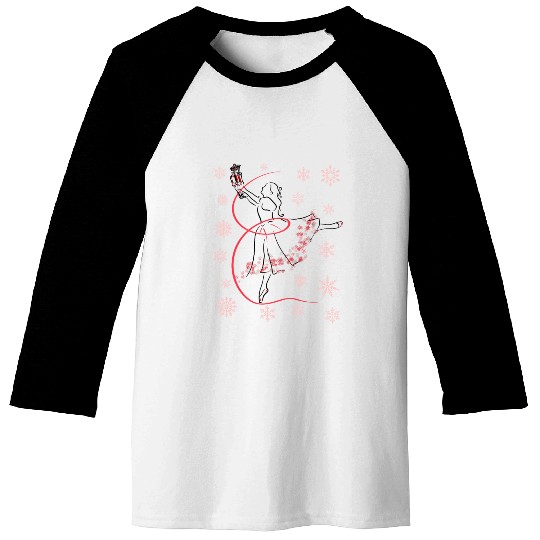 The Nutcracker Ballet and Clara Christmas Holiday Baseball Tees