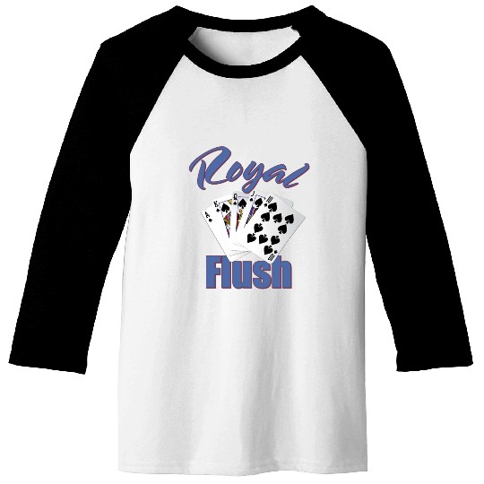 Royal Flush Wins It Baseball Tees