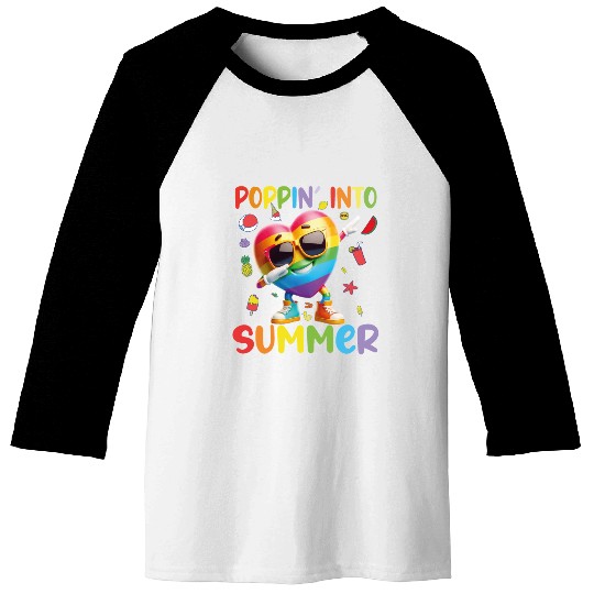 hello teacher Happy day preschool summer student Baseball Tees