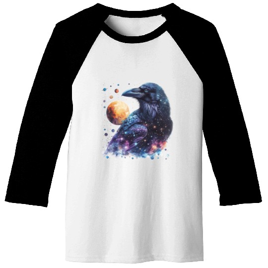 Celestial Raven Clipart Clipart, Crow Bird Witch Baseball Tees