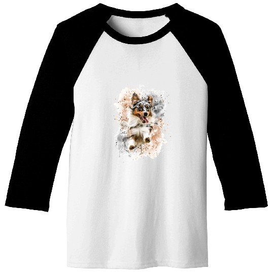 Australian Shepherd dog have fun Baseball Tees