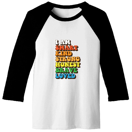 Daily Affirmation Uplifting Quotes Positive Baseball Tees