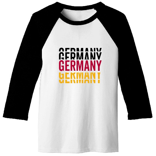 Germany German Lettering National Team Baseball Tees