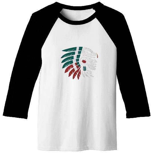 Aztec Warrior Indigenous Mexican Aztec Jaguar Baseball Tees