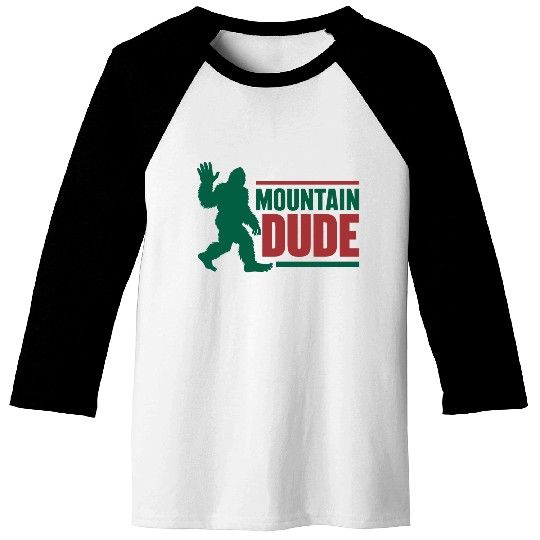 Mountain Dude Baseball Tees