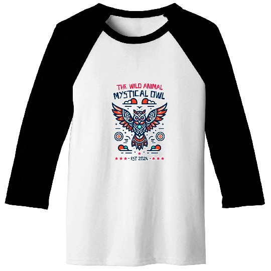 supernatural mystical owl Baseball Tees