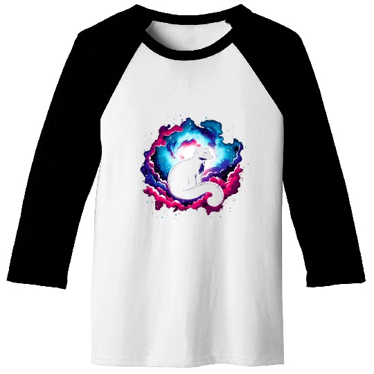 Cool Platypus Galaxy Space Art Baseball Tees