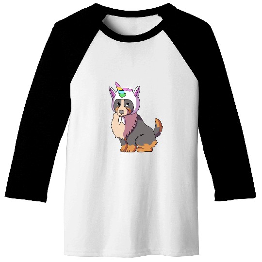 Cute Bernese Dog Lover Unicorn Bernese Baseball Tees