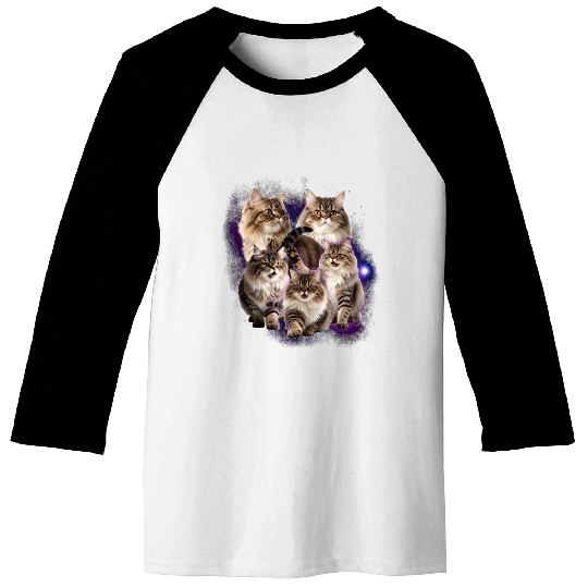 Persian Cat Pet Animals Lover Design Baseball Tees