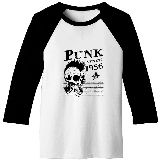 68 Years Old and Still Punk, Punks Not Dead, Punk Baseball Tees