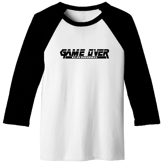 GameOverGaming Metal Gear Solid Black Parody Baseball Tees
