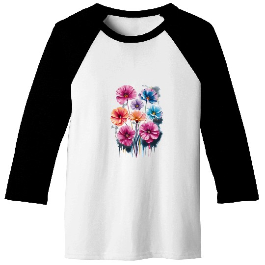 Baseball Tees Floral Doux et Léger – Confort et Style