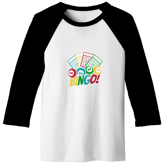 Daubers Professional Caller Bingo Lover Bingo Baseball Tees