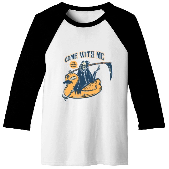 Death Duck Pool Baseball Tees