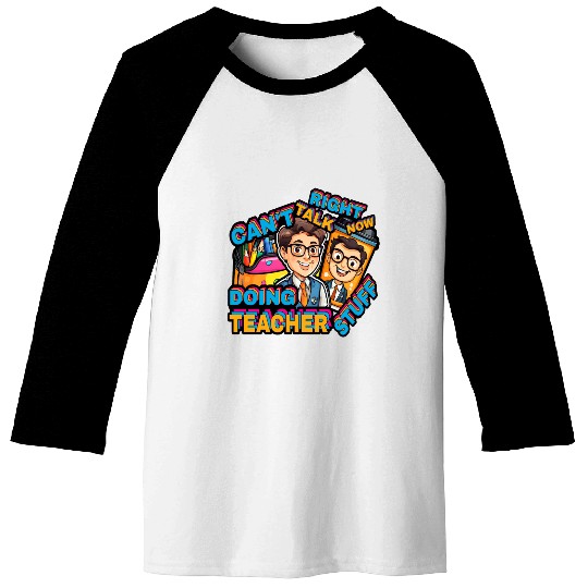 Cute Teacher Baseball Tees