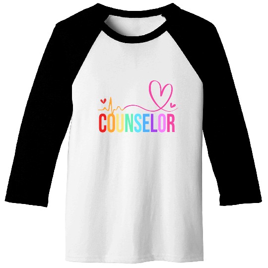 Retro Counseling Awareness School Counselor Baseball Tees