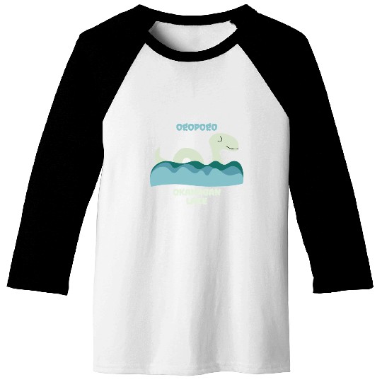 Ogopogo Okanagan Lake Monster Cryptid Baseball Tees