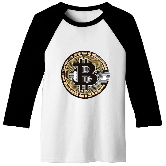 Bitcoin: The Symbol of the Digital Revolution Baseball Tees