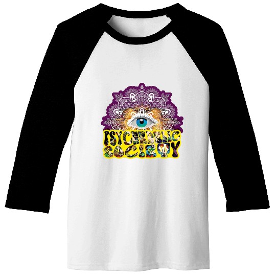 Psychedelic Society Baseball Tees