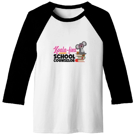 School Counselor Koala Koala-Fied Baseball Tees