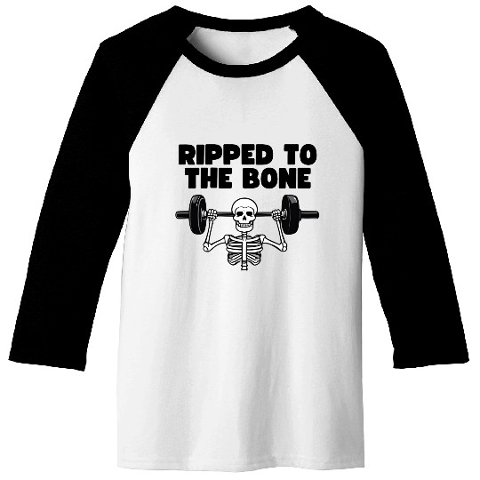 Ripped to the Bone Baseball Tees