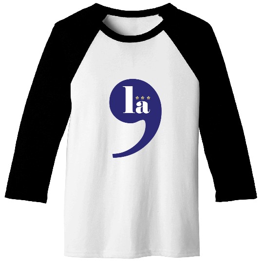 Comma La Kamala Harris 2024 LA Democrat Blue Stars Baseball Tees