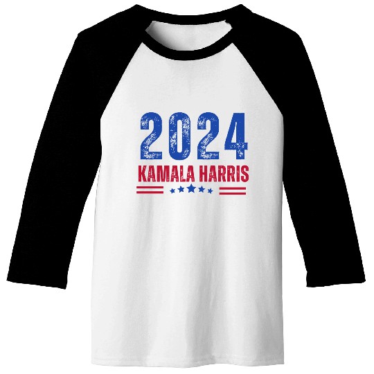 Kamala Harris 2024: The First Woman President Baseball Tees