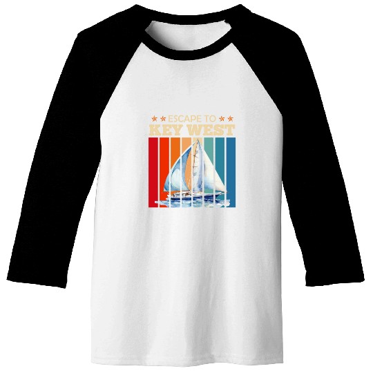 Florida ESCAPE TO KEY-WEST Sailing Outfit Baseball Tees