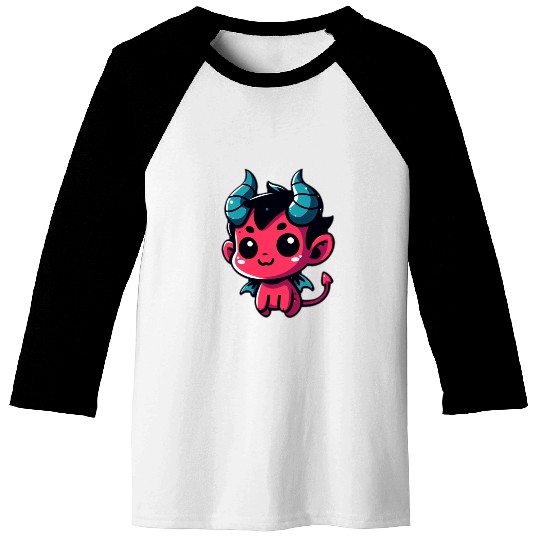 Cute Little Devil Baseball Tees