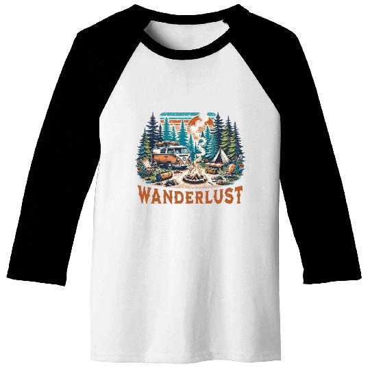 'Wanderlust' Nature Adventure GD Baseball Tees