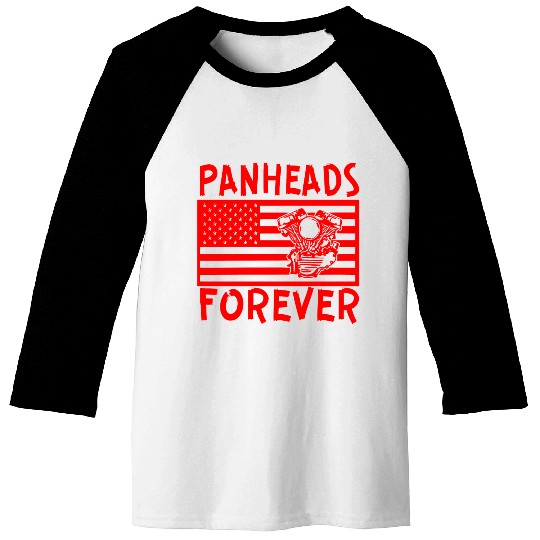 Panheads Forever LIKE US ON FACEBOOK Baseball Tees