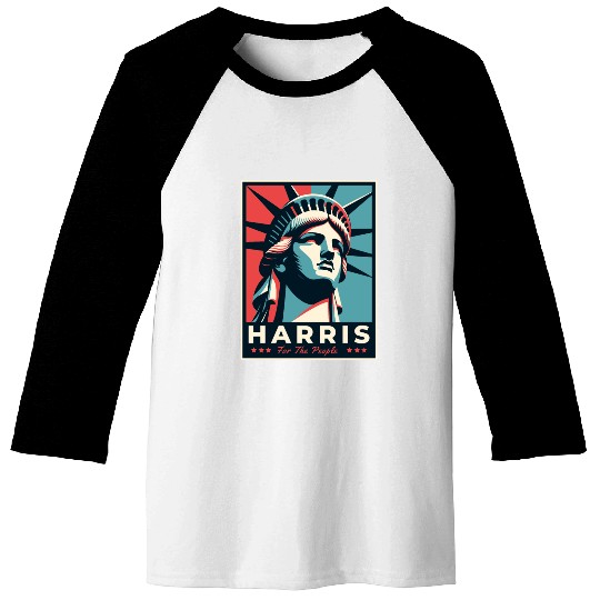 Harris 2024 statue of liberty Kamala Harris Baseball Tees