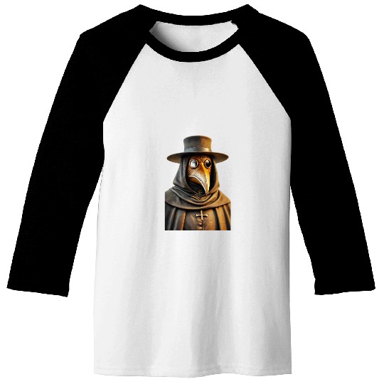 Golden Plague Doctor Baseball Tees