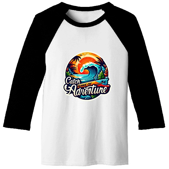 Wanderlust Waves Baseball Tees