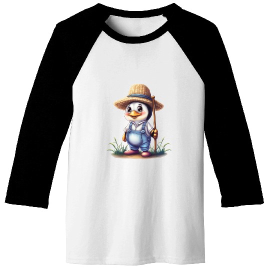Penguin Famila, Funny Penguin , Penguin Logo Baseball Tees