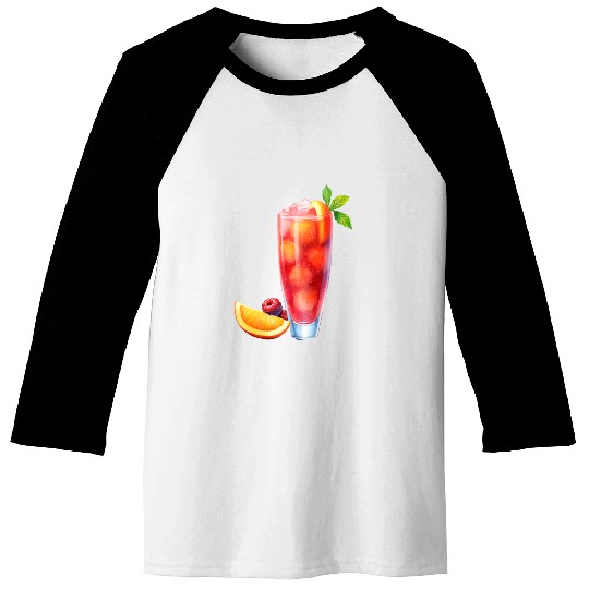 Berry Citrus Cocktail Baseball Tees