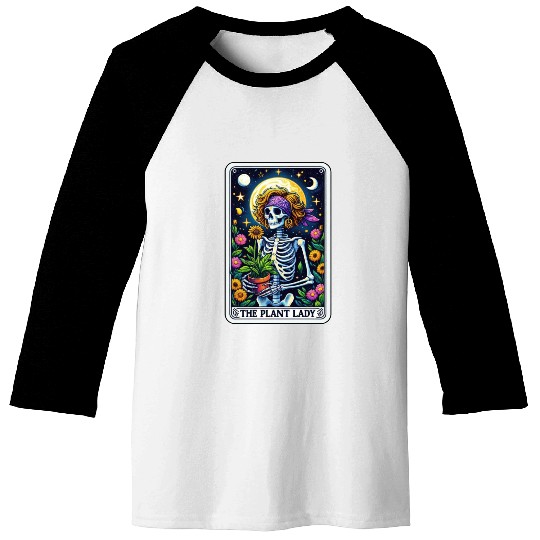 Tarot Card Collection - The Plant Lady Baseball Tees