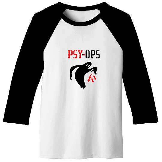 Psy-ops Secret Military Group US Armed Forces Baseball Tees