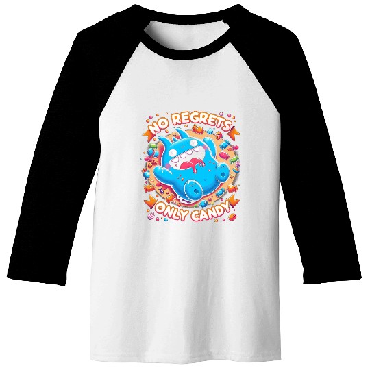 Stitch Halloween Disneyland No Regrets Only Candy Baseball Tees