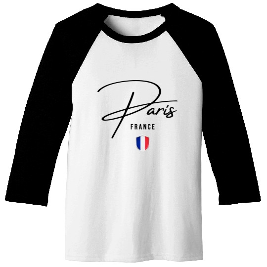I love Paris, Paris France Baseball Tees