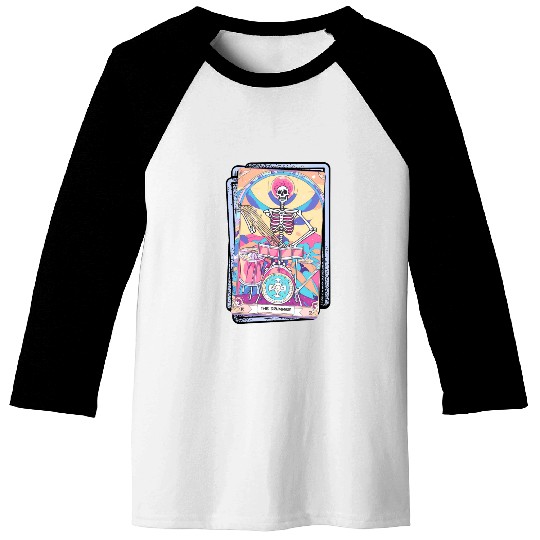 Tarot Card Collection - The Drummer Baseball Tees