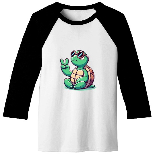 chill turtle Baseball Tees