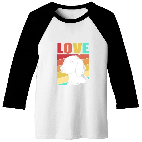 Retro German Shorthaired Pointer Dog I Love My GSP Baseball Tees